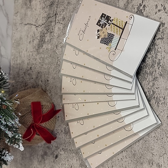 Merry Christmas sled greeting cards - Picture 6 of 9